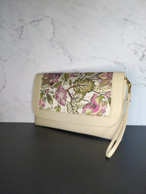 Bolso Sobre Bordado Flores