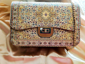 Bolso Rectangular Dorado