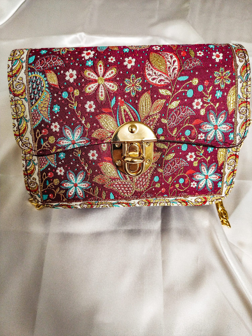 Bolso pequeño estampado kilim